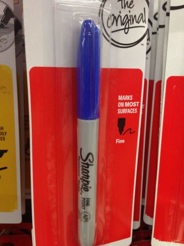 Sharpie Fine Blue Marker The Original Children Art Drawing Marker Pens