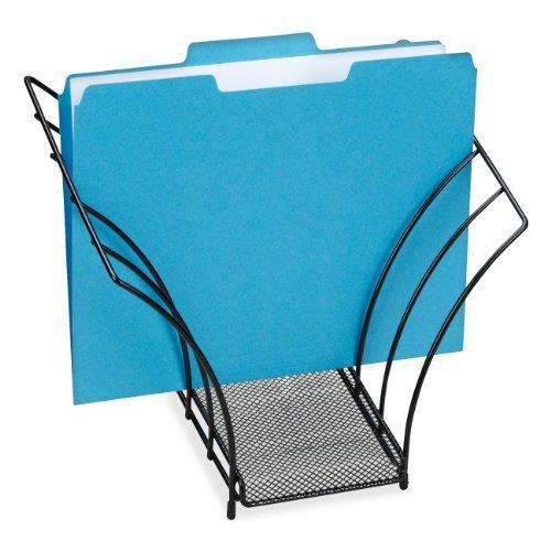 Rolodex Mesh Collection Butterfly File Holder, Letter-Size, Black 1742326