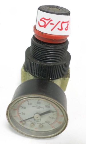 NORGREN 400PSIG PRESSURE REGULATOR W/ GAUGE R07-100-RGKA