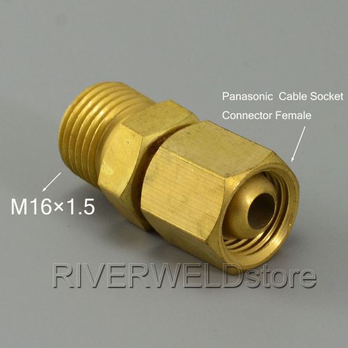 Panasonic &amp; M16*1.5 Cable Joint Change TIG welding Torch