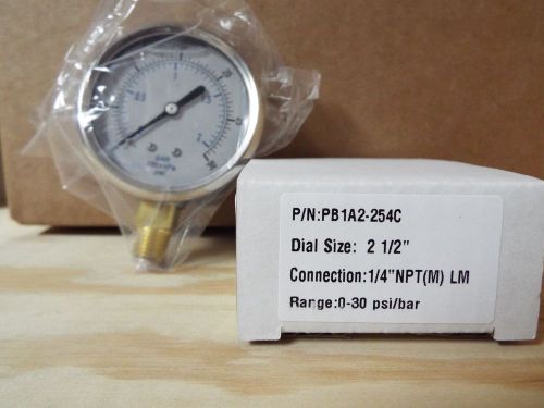 2.5 inch 0-30 psi/bar pressure gauge for sale