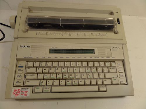 Brother Word Processing Typewriter ZX-1900 Good Working Condition - Read