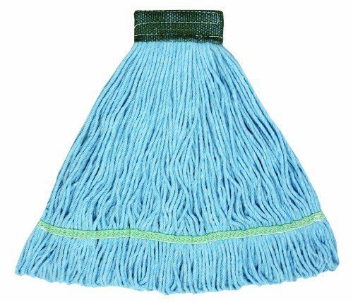 Wilen A02601, J W Atomic Loop Wet Mop, Small, 5&#034; Mesh Band, Blue Case of 12