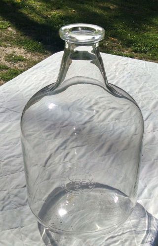 Corning PYREX 5gal 19L Carboy Style Glass Heavy Wall Solution Bottle Vintage USA