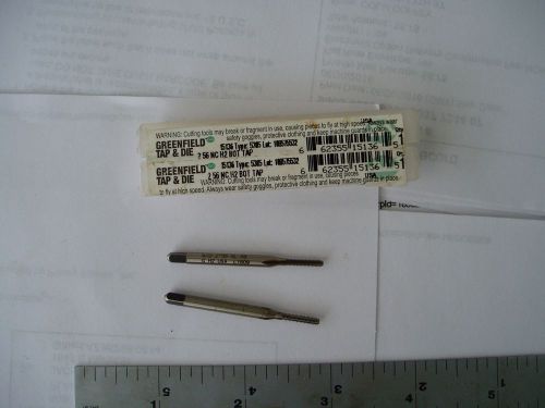 2 each. 2 -56 NC thread cutting tap Greenfield USA gunsmith machinist