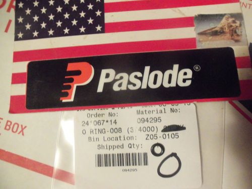 &#034;Genuine&#034; Paslode Part #  094295  O RING-008 (3/4000)   Single piece