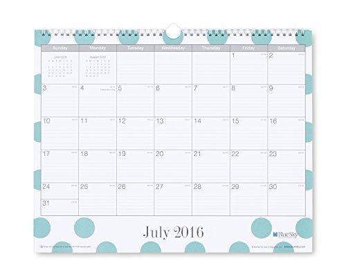 Blue Sky Penelope Academic Year 16/17 Monthly 15 x 12 Wall Calendar