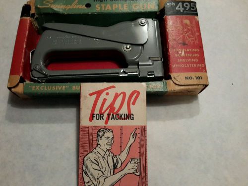 Vintage Swingline #101 Tacker Stapler Gun, Long Island City, NY USA