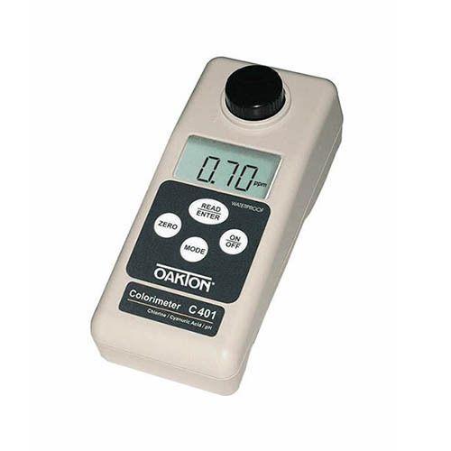 Oakton wd-35645-40 c401 chlorine, cyanuric acid &amp; ph colorimeter kit for sale