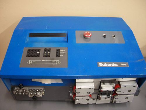 Eubanks 9800 Wire Stripper Processing Machine Refurbished New Bearings &amp; Belts