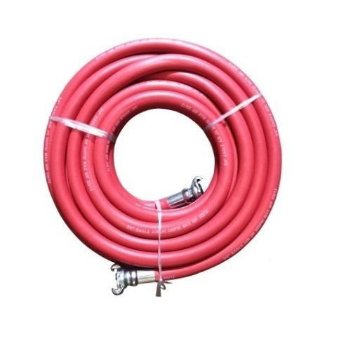 JGB Eagle Air Jackhammer Red Hose 3/4&#034; x 50&#039; 300PSI with Chicago Fittings