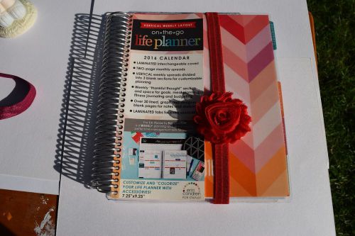 Red Planner Band Erin Condren Happy Planner Plum Paper Kikki  Filo Fax Journal