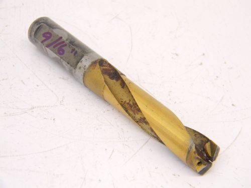 USED MITSUBISHI CARBIDE TIPPED COOLANT DRILL 9/16 (.5625)