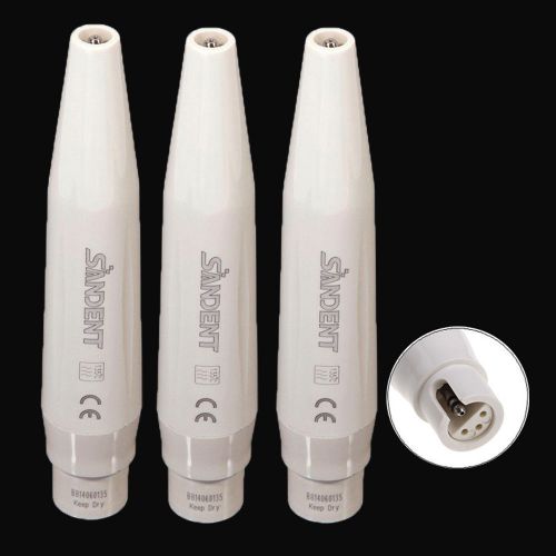 3 PCS SANDENT Dental Ultrasonic Piezo Scaler Handpiece Fit SATELEC DTE Tips SV