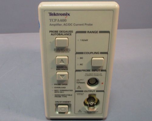 Tektronix TCPA400 Amplifier AC/DC Current Probe Working Used