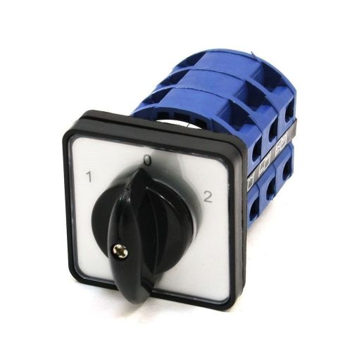 660v 25a on/off/on 3 phase 12 terminal rotary cam changeover combination switch for sale