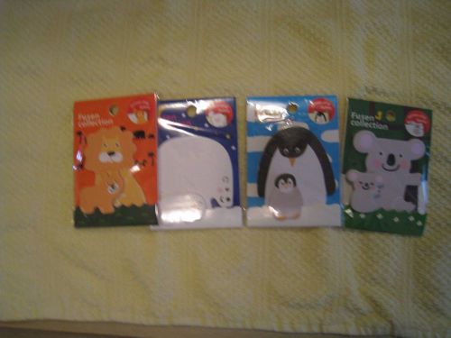 Kawaii Sticky Notes Fusen Collection  Sticky Memo -4 packs-different animal/baby