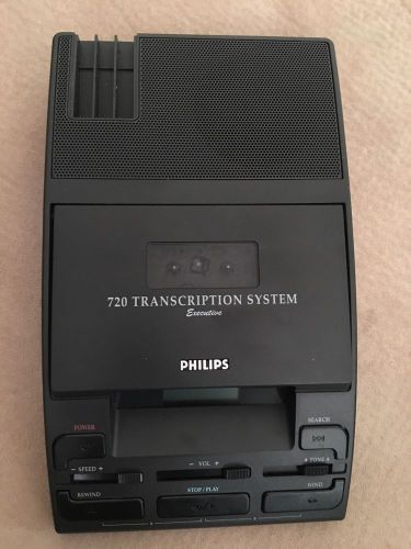 Philips lfh 0720/00 mini cassette transcriber 720 transcription system recorder for sale