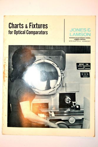 Jones &amp; lamson charts &amp; fixtures for optical comparators catalog 1973? #rr690 for sale
