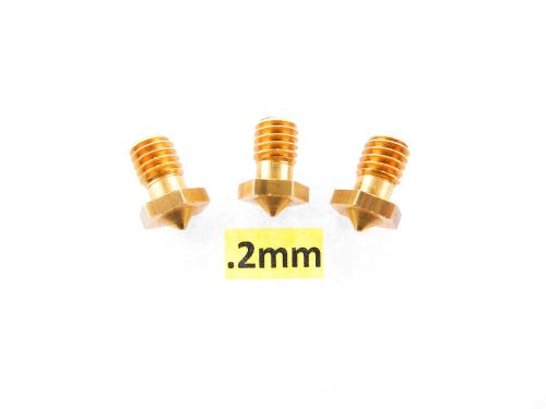 Jhead .2mm 3D Printer Nozzle for 1.75mm ABS PLA