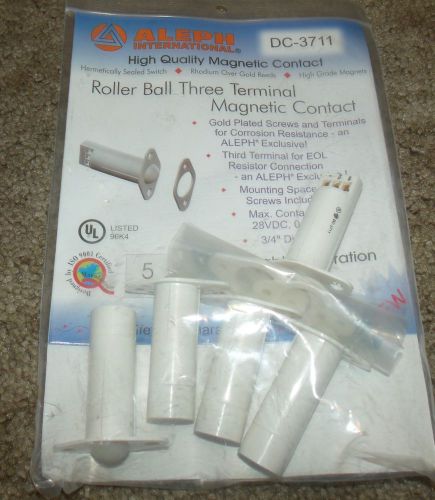 ALEPH  DC-3711 Roller Ball Switch.  5 Pieces  New in original packaging.
