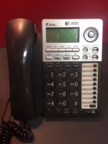 AT&amp;T ML17939 2-Line Corded Telephone with Digital Answering System