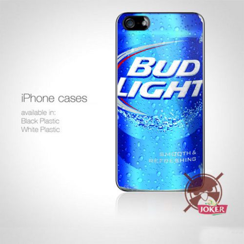 Cool Bud light beer for iphone 4/4S/5/5S/5C/6/6S/6plus/7/7s Plus Cover Case