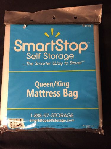 New Made USA Self Storage Queen King Mattress Clear Plastic Bag 78&#034; X 10&#034; X 96&#034;