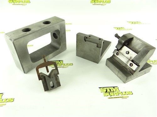 MACHINISTS PRECISION SET UP GRINDING ANGLE BLOCKS, V BLOCK &amp; PARALLEL FIXTURES