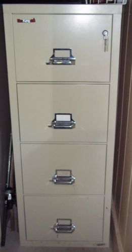 FireKing 42131CPA 4-Drawer Vertical File / Safe; Legal Size; Barely Used