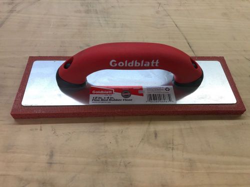 Goldblatt Industries 12 x 4 inch Fine  Red Rubber Float, NEW