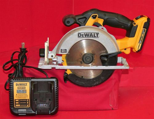 Dewalt dcs391 6 1/2&#034; cordless circular saw w/ charger &amp; battery for sale