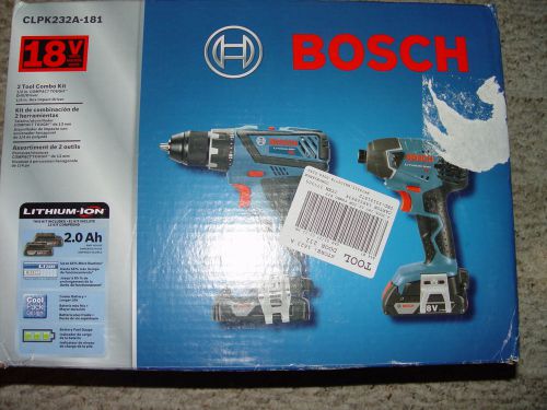 Bosch clpk232a-181 18v cordless combo kit drill/driver impact for sale