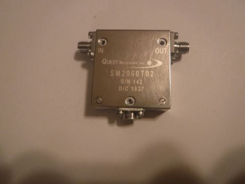 Quest Microwave SM2060T02 Isolator 2-6GHz