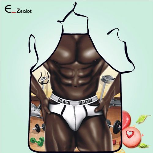 Creative Cooking Apron Printing Apron Party Beauty Muscular Dressing up