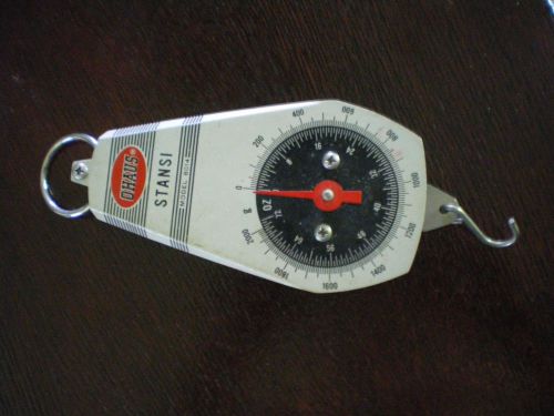 Ohaus 8014 Dial Type Mechanical Spring Scale -0-2000G or 0-72oz- -USED