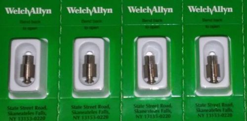 Lot of 4 WELCH ALLYN 06500-U Macroview  Otoscope BULB Lamp 3.5V New Genuine