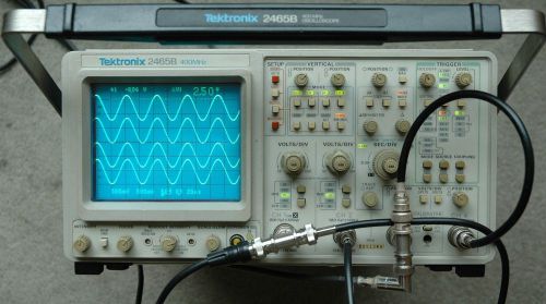 Tektronix 2465B 400 MHz Oscilloscope, Calibrated, SN:B051349, 30day Warrenty
