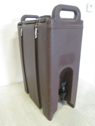 &#034;CAMBRO 500LCD &#034; COMMERCIAL H.D. HOT/COLD 5GAL. BEVERAGE DISPENSER/CARRIER