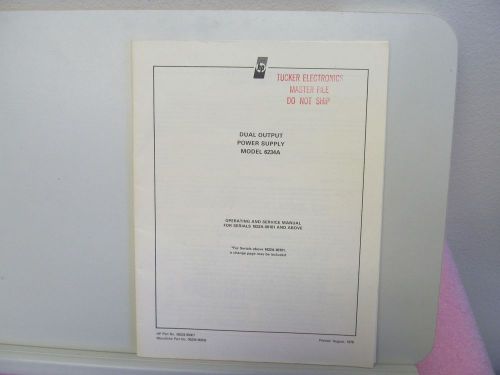 Agilent hp 6234a  power supply  operating,service manual, schematics, parts for sale