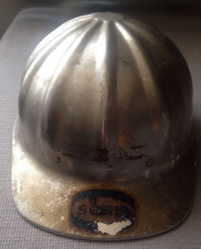 Vintage Superlite Aluminum Safety Hard Hat