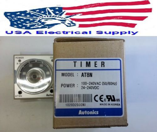 New autonics timer at8n 100-240vac 50/60hz 24-240vdc for sale