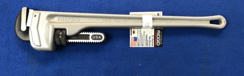Ridgid 31105 24&#034; Aluminum Handle Straight Pipe Wrench