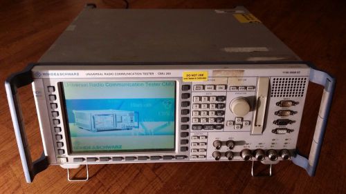 Rohde &amp; Schwarz CMU200 Universal Radio Communication Tester / Analyzer