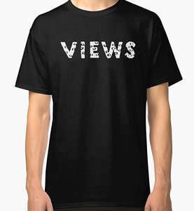 New views - drake men&#039;s black tees tshirt clothing for sale