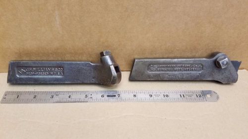 JH WILLIAMS AGRIPPA No 2-L &amp; ARMSTRONG No 22 Turning Tool Holders