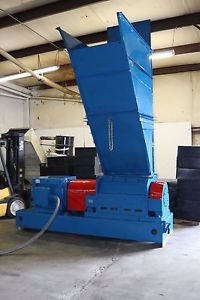Alsteele Plastic Granulator 150HP 12&#034;X36&#034; With Conveyor Chopper Shredder