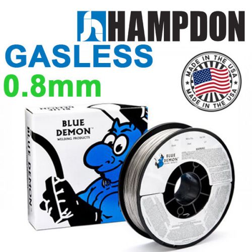 Gasless Mig Welding Wire 0.8mm 4.5kg Spool BLUE DEMON E71T-11 USA MADE