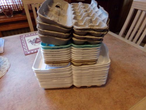 &#034;Mixed Lot&#034; 27 Total--Used Once Large Egg Cartons (14) 18 Count (13) 12 Count