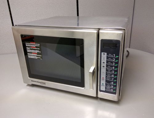 Apc menumaster 1200 watt commercial microwave amana rfs12tsw for sale